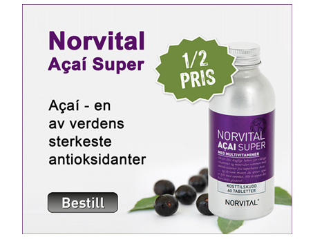 Affiliate banners for Norvital Acai Super, Norway, Sweden, Finland